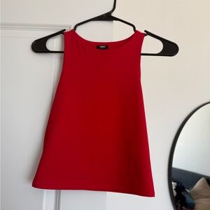 Express Red Body Contour Tanktop